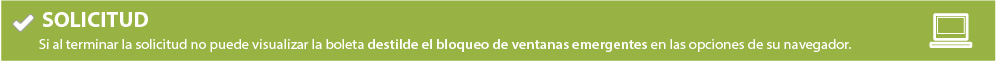 Solicitud de Certificado